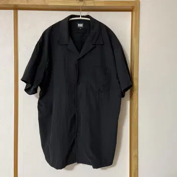 HELLY HANSEN 블랙 반팔 셔츠 XL