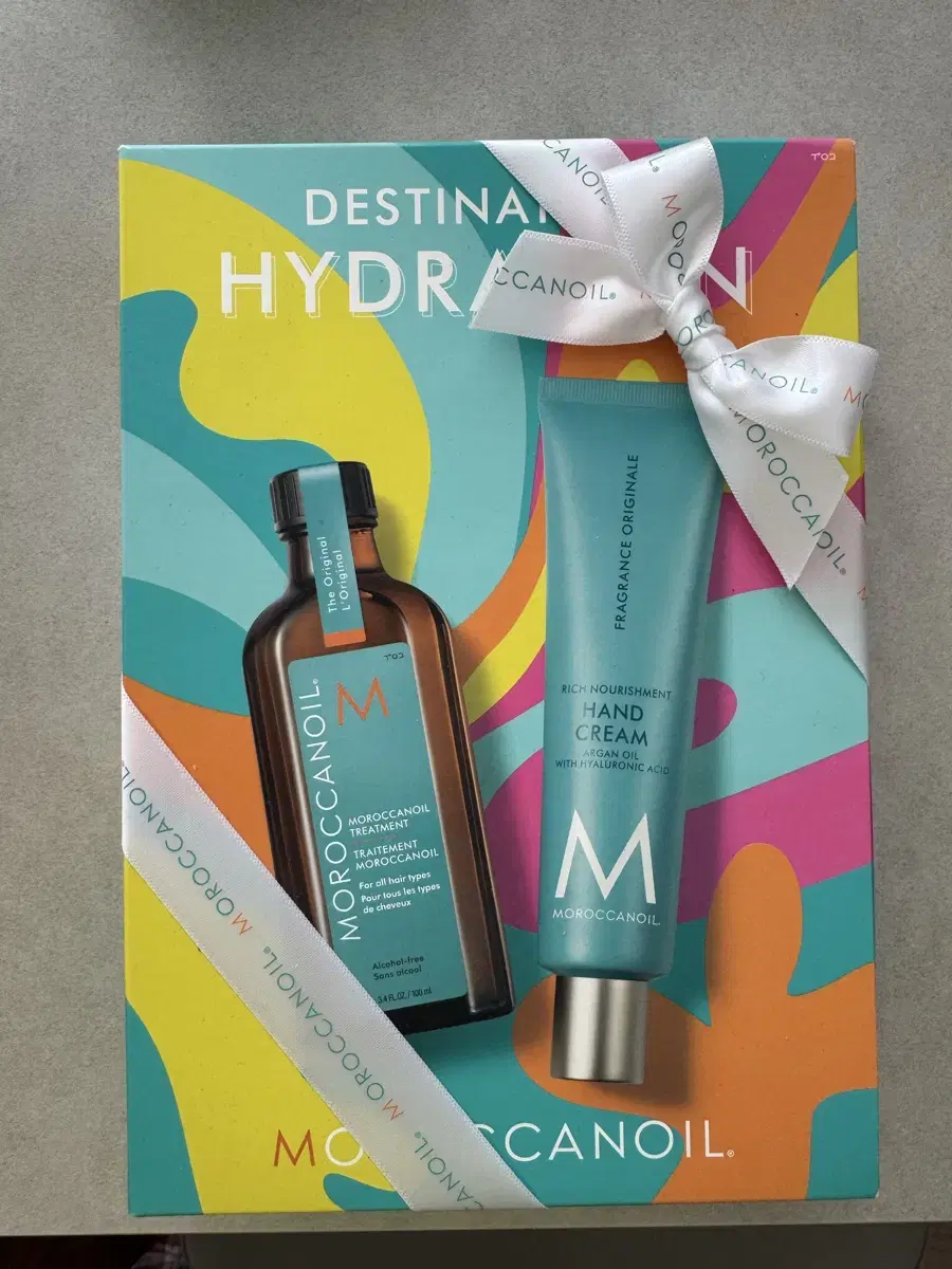 Moroccanoil Destination Hydration Set (Hair Treatment 100ml + Hand Cream 1