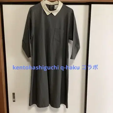 kentohashiguchi q-haku 콜라보 셔츠 원피스 일본제
