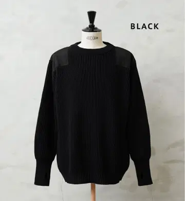 WAIPER.inc 미군 U.S.M.C 코튼 니트 시계 부품 스웨터