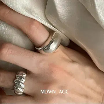 silver925 스타일리시 컷 실버 925 반지 누벨 버그
