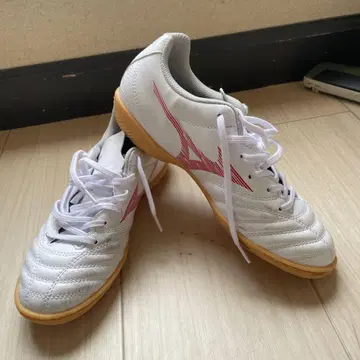 Mizuno 풋살화 화이트/레드