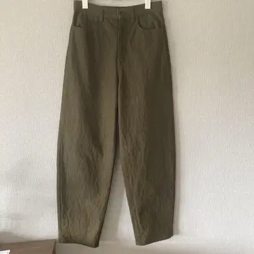 코스 코튼 벌룬 레그 팬츠 EUR32 XS~S 카키 봄/여름 새상품급