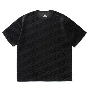 GAKKIN 꽃 벌 가문 VELOUR S/S TEE BLACK L 사이즈