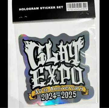 GLAY EXPO 2025 홀로그램 스티커 2종 세트 오다 에이치로