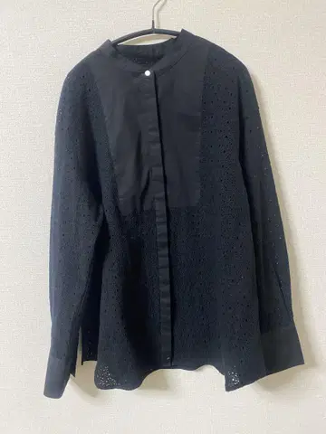 유나이티드 애로우즈 그린 라벨 릴랙싱 레이스 블라우스