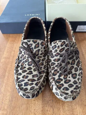 LARDINI 라르디니 레오파드 드라이빙 슈즈 로퍼