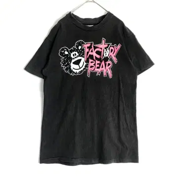 3030 90s 싱글 스티치 애니멀 빅 프린트 티셔츠