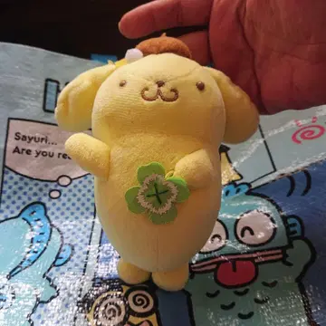 폼폼푸딩 요정 날개 네잎 클로버 봉제 인형 마스코트 캐릭터 굿즈