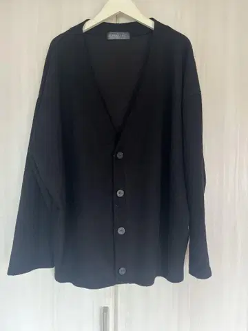 minsobi 오버 사이즈 블랙 가디건