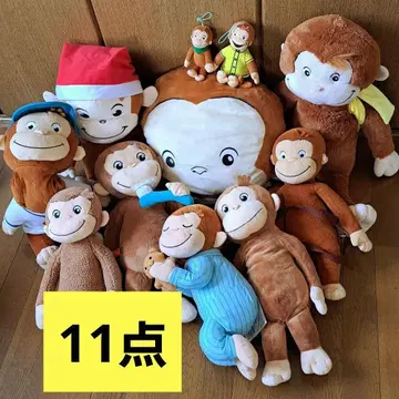 오자루의 조지 묶음 판매 봉제 인형 마스코트 백팩 쿠션
