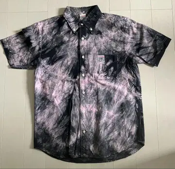 VISION STREET WEAR 비전 타이다이 패턴 반팔 셔츠 M