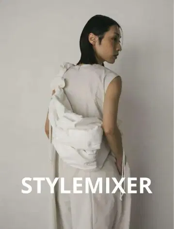 STYLEMIXER ACTIVE 드로스트 백 화이트 백팩 숄더백