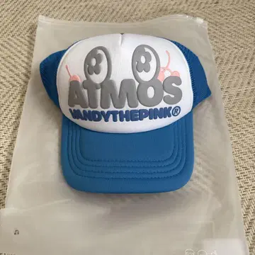 ATOMS VANDYTHEPINK 파랑 메쉬 캡