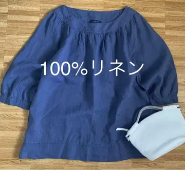 Lands' End 100% 린넨 블라우스,