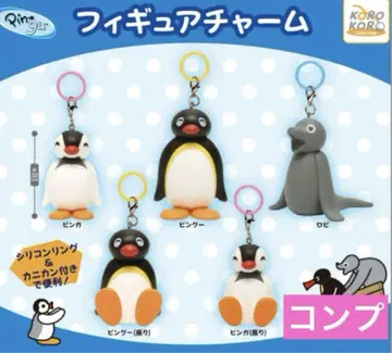 핑구 pingu 피규어 참 5종 세트 가챠 컴플리트