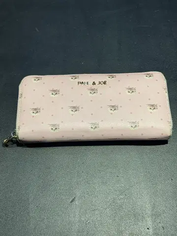 PAUL & JOE 폴 & 조 액세서리 고양이 패턴 장지갑 핑크