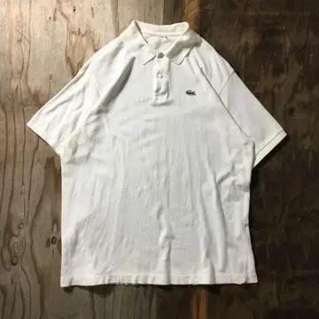 라코스테 피케 셔츠 화이트 슈미즈 플레라코 VINTAGE