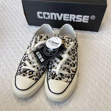 새상품 CONVERSE ALL STAR 100 레오파드 무늬 스니커즈