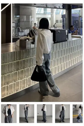 패시루 크롭 오버 셔츠
