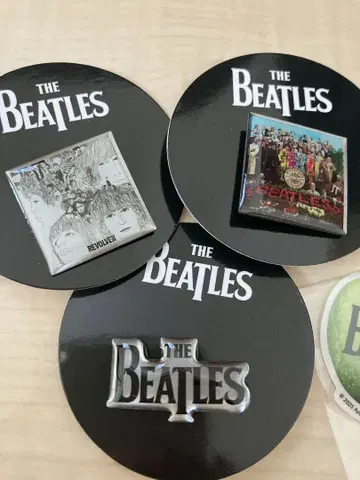 The Beatles 핀즈 배지 3개 세트