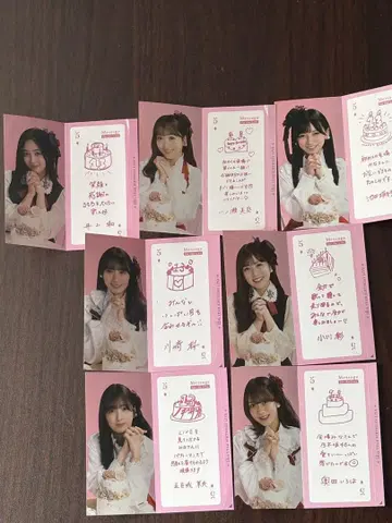 노기자카46 NOGI 메쿠리 5기제 & 가네카와 사야 8매 세트