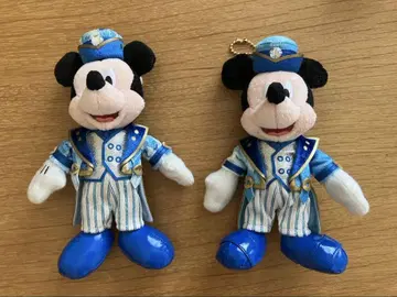 미키 마우스 봉제 인형 스트라이프 의상