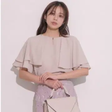 저스길리티 케이프 블라우스