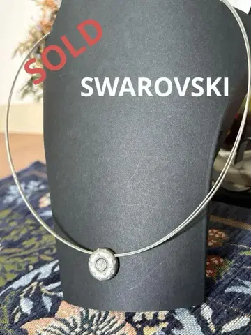 SWAROVSKI 와이어 초커 목걸이