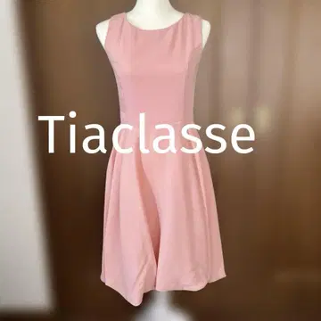 Tiaclasse 티아클라세 핑크 슬리브리스 무릎 기장 원피스 벌룬