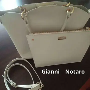 Gianni Notaro 숄더 가죽 백 2way 이탈리아제