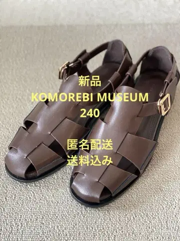 미사용 새상품 FIKA KOMOREBI museum 구르카 샌들