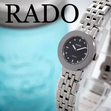 408 RADO 시계 텅스텐 다이아 스타 레이디 블랙 초경