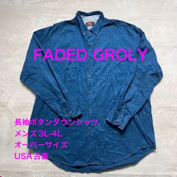 FADED GLORY 남성용 긴팔 셔츠 3L-4L