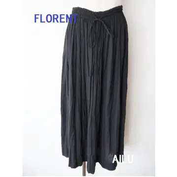 FLORENT 맥시 스커트 S 사이즈 36 블랙 53695