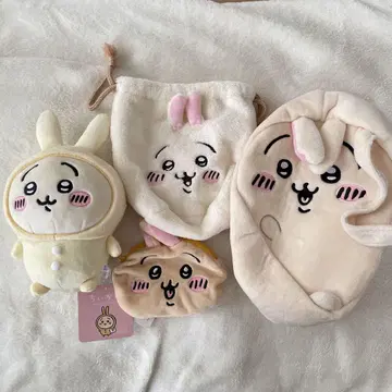 치이카와 (먼작귀) 토끼 봉제 인형 파우치