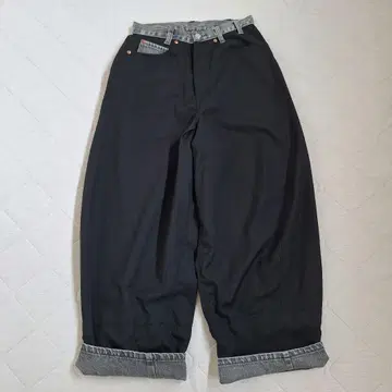 R3641 데님 콤비 벌룬