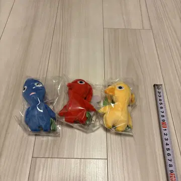 피크민 봉제 인형 키링 3종 세트