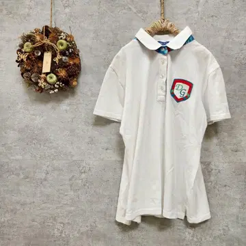 델 솔/스컬 프린트/자수 로고/골프/피케 셔츠