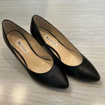 DIANA 블랙 펌프스 23.5cm 새상품급
