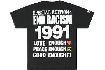 XL 사이즈 infinitearchives END RACISM Tee