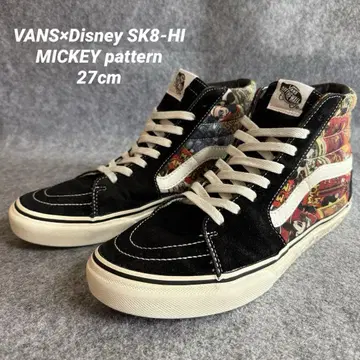 VANS 반스 SK8HI 디즈니 미키 콜라보 하이컷 27cm