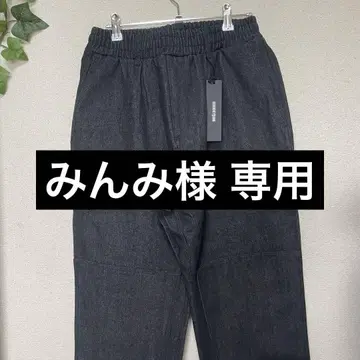 ANDCHILL 다크 그레이 데님 이지 팬츠 L 사이즈