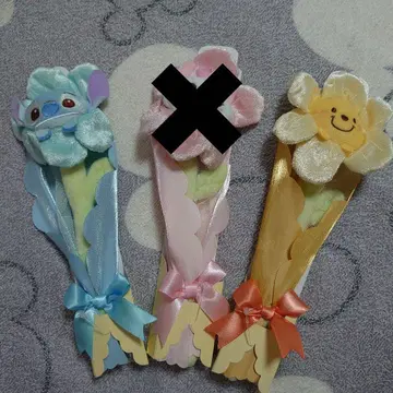 디즈니 스토어 플라워 봉제 인형 꽃다발 와이어