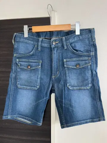 M 새상품 정가 27500엔 AKM Wrangler 콜라보 랭글러 데님