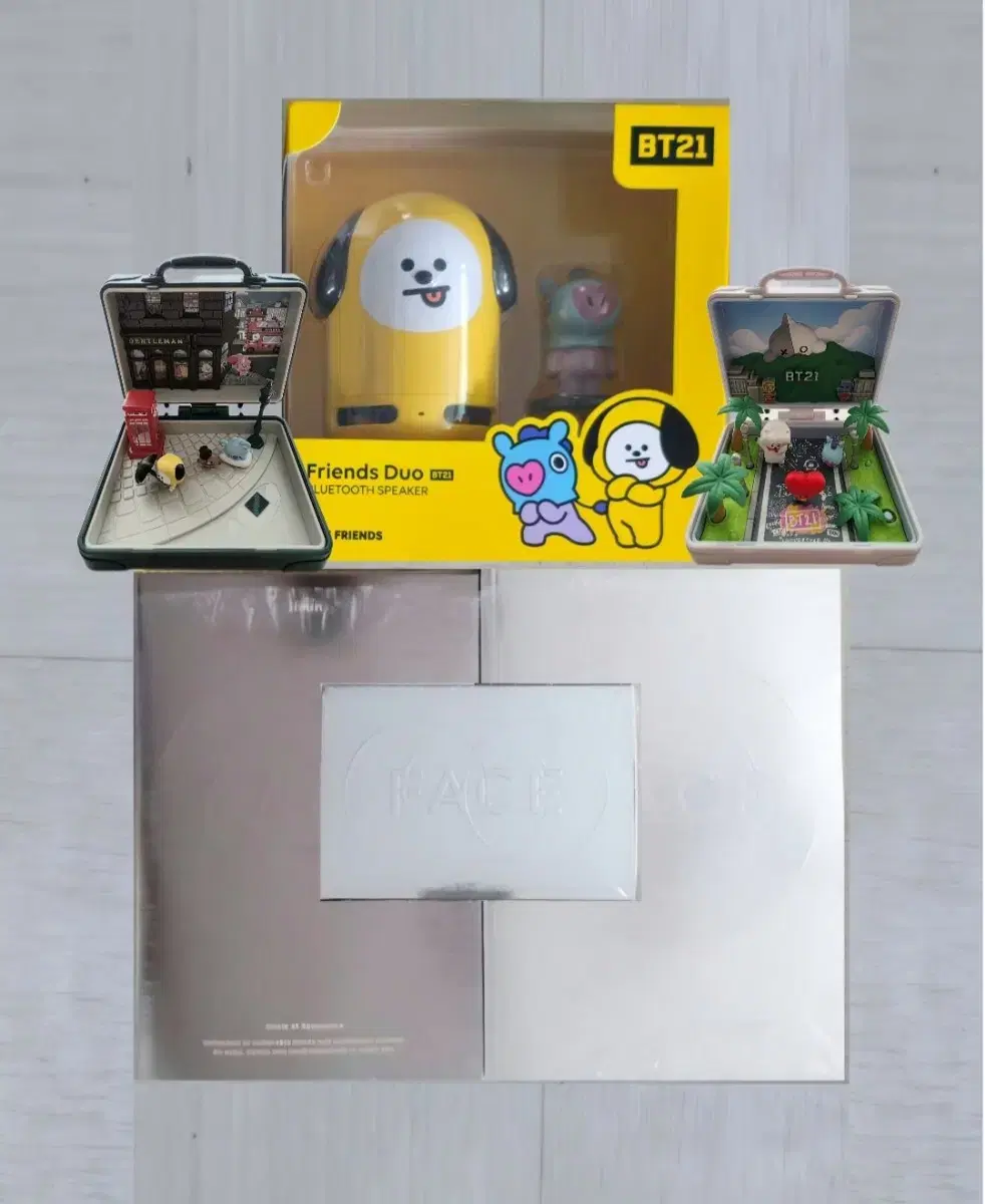 BTS 지민 페이스 앨범 3종 + BT21 캐릭터