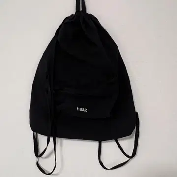 haag 헤이그 백팩 냅색 블랙 한국