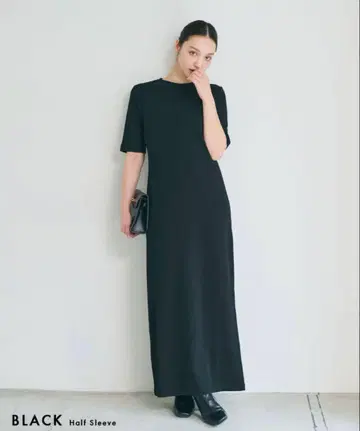 BASEMENTonline [MIYU DESIGN] 맥시 원피스 블랙