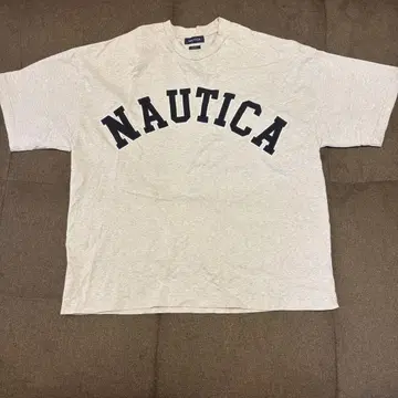 NAUTICA Arch Logo Tee 애쉬 그레이