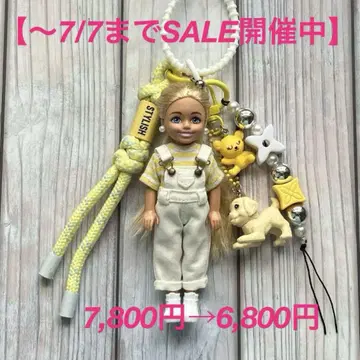 바비 첼시 인형 참 키링 백 참 C